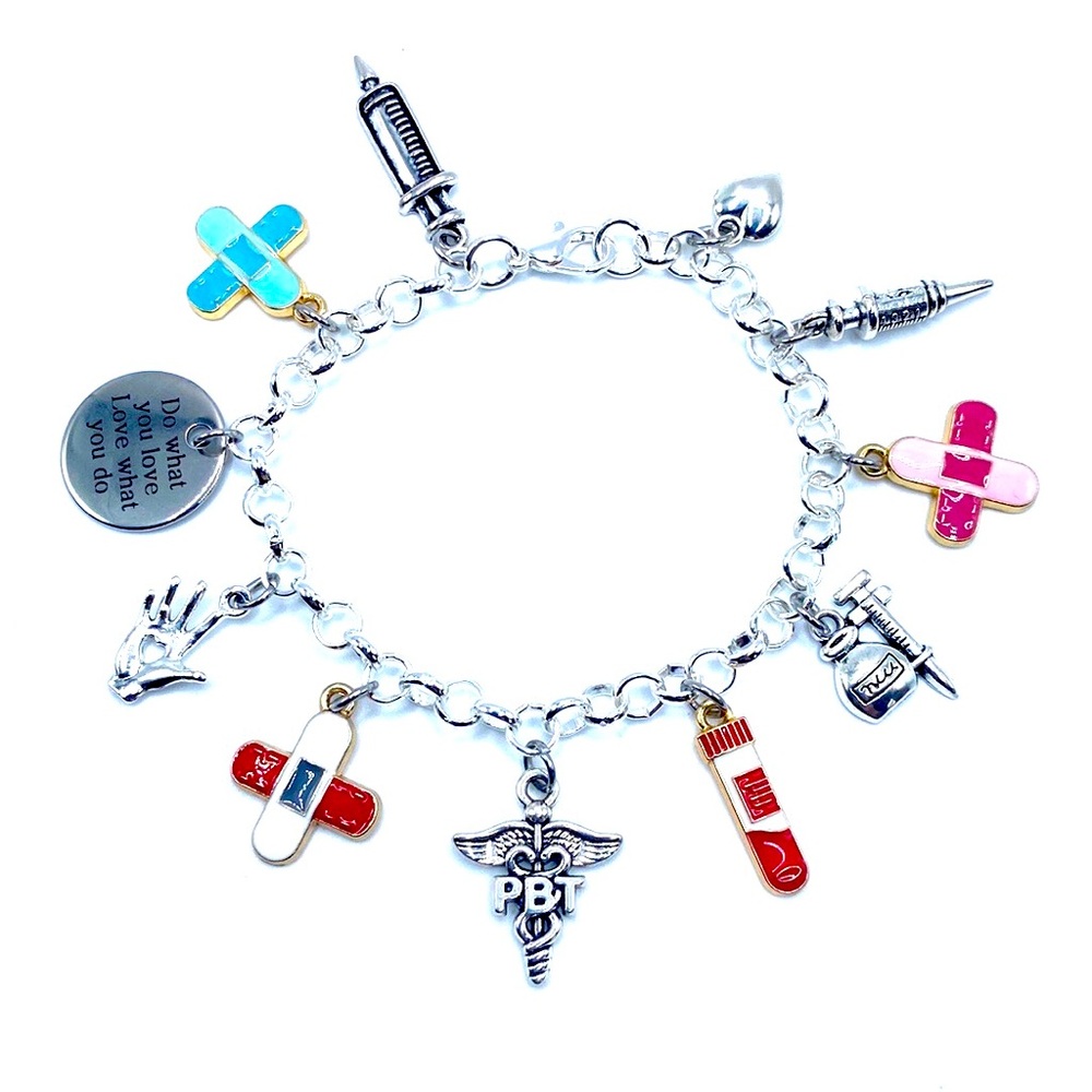 Phlebotomist Charm Bracelet